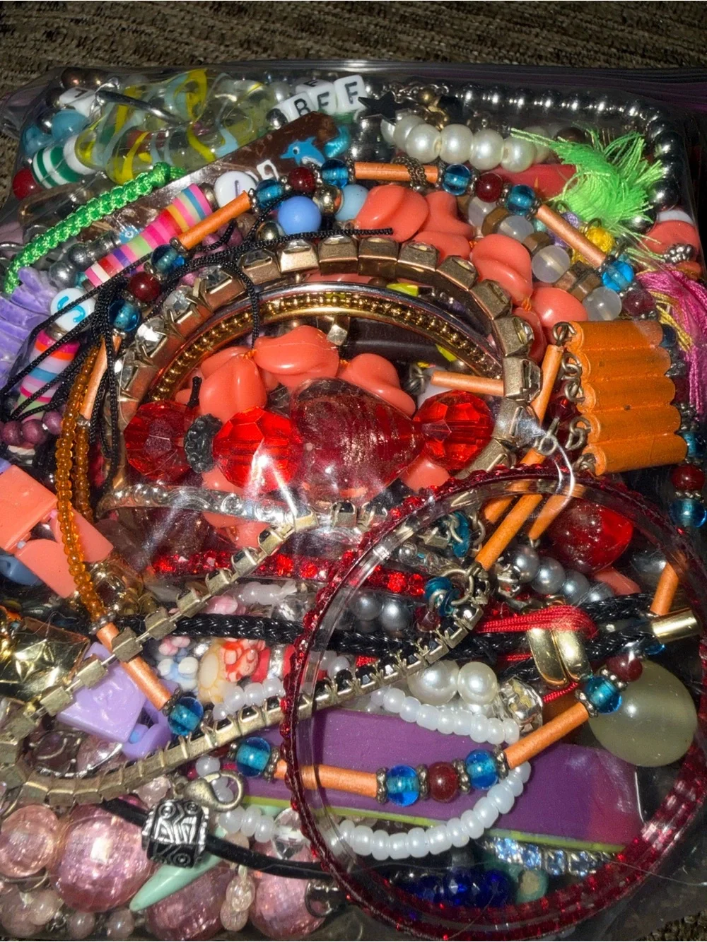 Kids‎ Assorted jewelry lot 1.5 lbs